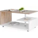 Deuba Konferenční stolek Orlando 95x55x50 cm - bílá/dub