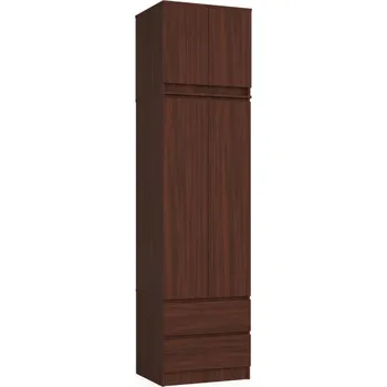 Šatní skříň Šatní skříň s nástavcem 60 cm WREN - wenge