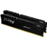 KINGSTON DIMM DDR5 16GB (Kit of 2) 5200MT/s CL40 FURY Beast Černá