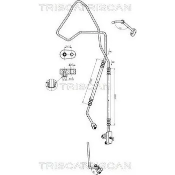 Auto-moto Vysokotlaké / nízkotlaké vedení, klimatizace TRISCAN 9010 28082