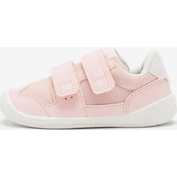 Dívčí obuv DECATHLON Dětské boty Barefoot 20 BÍLÁ|RŮŽOVÁ