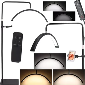 Stojací lampa Led oblouková kosmetická lampa 36 w s nastavitelnou teplotou a stojanem