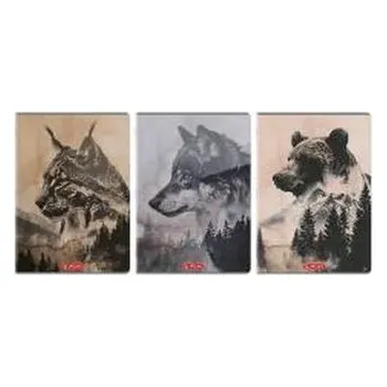 Set školních potřeb Zeszyt A4/80K kratka Wild (5szt) HERLITZ