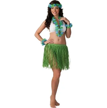 Kostým havajská tanečnice zelená