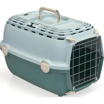 Pro hlodavce Stefanplast Přepravka Horizon kovová dvířka, arktická modrá