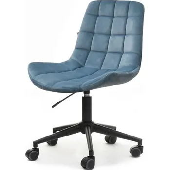 Otočná židle EDINA - modrá / černá