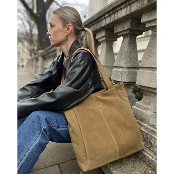 Kabelka Shopper bag kabelka Marco Mazzini VS108 béžová