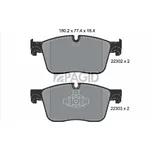 Sada brzdových destiček, kotoučová brzda PAGID T2511N