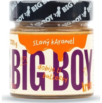 Cukrovinka BIG BOY Slaný karamel - arašídový krém s karamelem a himalájskou solí 220 g