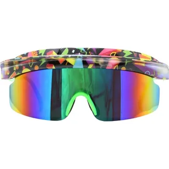 Party retro brýle 80. léta duhové