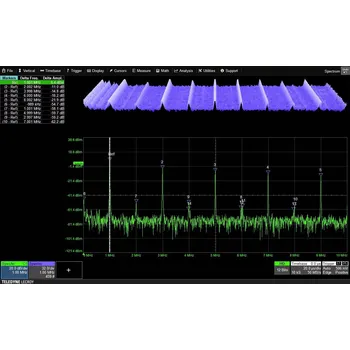 Multimetr Teledyne LeCroy WaveSurfer 4000HD digitální osciloskop 1 GHz, 12 Bit, 1 ks, WS4KHD-SPECTRUM-1