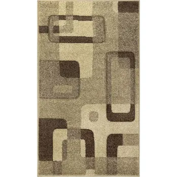 Koberec Breno Kusový koberec PORTLAND 1597/AY3D, 67x120 cm, Vícebarevné/Hnědá