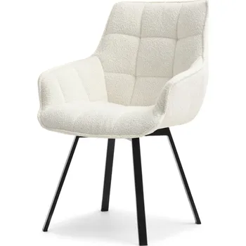 Jídelní židle Jídelní židle LOVISA - krémová / černá