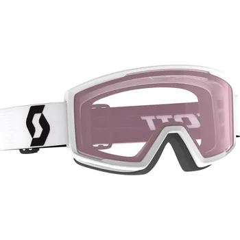 Sjezdové lyžování SCOTT Lyžařské brýle Factor 2025/2026 Bílá amplifier Unisex, Pánské
