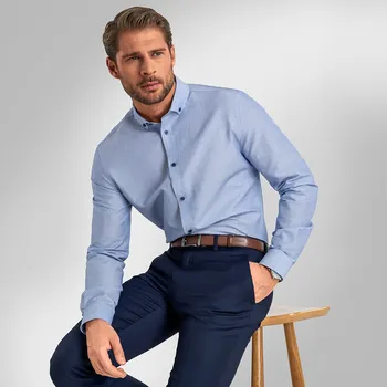 Pánská košile Pánská košile BANDI, model SLIM ZOLVIO Celest