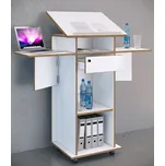 VCM Stůl „Salia M“, bílý 497015