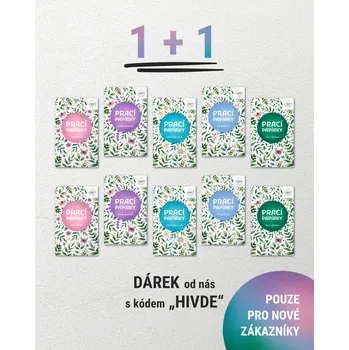 Drogerie Výhodný testovací balíček 1+1 pro první nákup: Prací papírky EcoHaus – 5 vůní