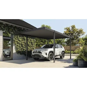 Přístřešek na auto Přístřešek na auto Konsta Carport 300x500cm sloupky 8x8cm antracit