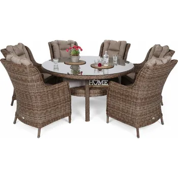 Zahradní sestava Zahradní jídelní set kulatý 6+1