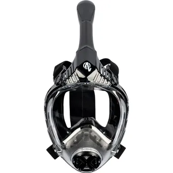 Potápěčská maska Šnorchlovací maska, černá, celoobličejová S/M