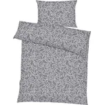 Dadka Povlečení krep 140 × 200 cm, 70 × 90 cm, Sorat tmavě šedé