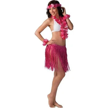 Kostým havajská tanečnice růžová