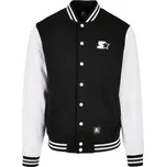 Starter College Fleece Jacket - black/white S