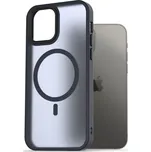 AlzaGuard Matte Case Compatible with MagSafe pro iPhone 12 / 12 Pro tmavě modrý