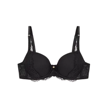 Podprsenka Dámská podprsenka Peony Florale WP - BLACK - černá 0004 - TRIUMPH BLACK 95E