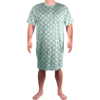 Pánská noční košile Joska pánská noční košile 02-DOGTN-01 M světle zelená