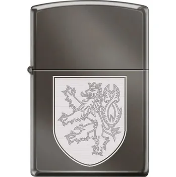 zapalovač Zippo Czech lion black ice