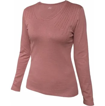 Dámské tričko Dámské tričko, dlouhý rukáv KUPUNA 802 hnědorůžová S