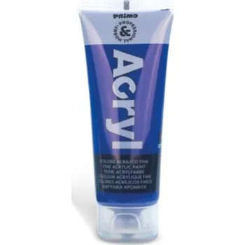 Výtvarná barva Akrylová barva Primo - modrá - 75 ml - 75-500