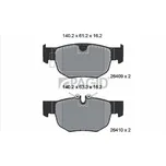 Sada brzdových destiček, kotoučová brzda PAGID T2911N