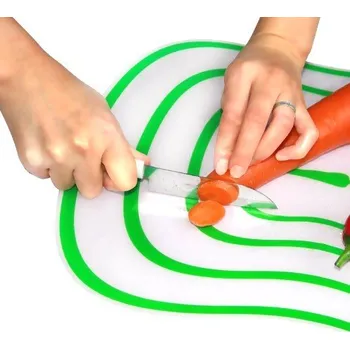 Kuchyňské prkénko Plastové prkénko na krájení J2700 zelená