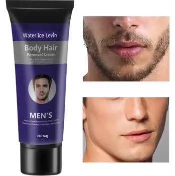 Epilátor Pánský depilační krém Intimní zóny tělo podpaží nohy Rychlé odstranění chloupků Bez bolesti Jemná péče o mužskou pokožku
