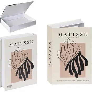 Dekorativní falešná kniha s úložným prostorem – Otevíratelná dekorace s motivem "Matisse The Cut-Outs"