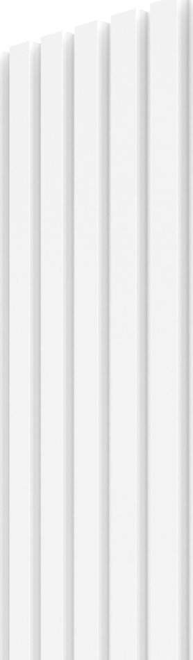 Akustický panel WALL CONCEPT bílá, bílý filc + MDF, 2750x285x21 mm, 0,78 m2