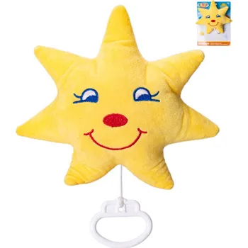 plyšák Hrací natahovací strojek 20 cm hvězdička