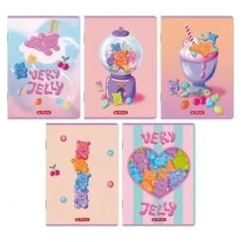 Set školních potřeb Zeszyt A5/32K kratka Jelly (10szt) HERLITZ