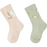 Sterntaler Protiskluzové ponožky na lezení 2 páry - Bird, vel. 21/22