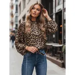 Dámská halenka oversize LEOPARDY zvířecí vzor leopard RY2708 Barva: Barevná, Velikost: ONE SIZE
