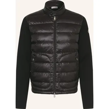 Moncler Pánská Peříová Bunda Z Kombinace Materiálů, černá, 48