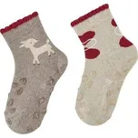 Sterntaler Protiskluzové ponožky na lezení 2 páry - Fawn, vel. 17/18