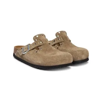 Dámská móda Nazouváky Birkenstock Boston Rivet 1030418 Béžová 39