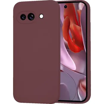 Pouzdro na mobilní telefon Techsuit SoftFlex pro Google Pixel 9a – švestkově červená