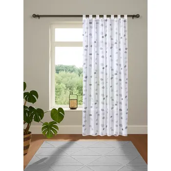 Záclona Home Wohnideen hotová záclona 49042 EFFIE&nbsp;6005 seda&nbsp;245x140 cm (v x s)