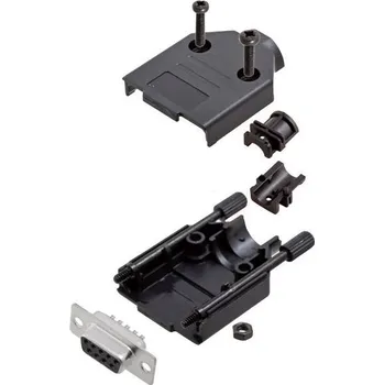 Amphenol L17DTPK-P-15 plus L77SDA15S sada D-SUB zásuvková lišta 180 ° Pólů: 15 pájecí kalíšek 1 ks