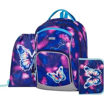 Školní batoh Oxybag Školní set 3ks OXY GO OXY GO Motýl