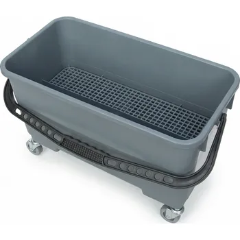 Drogerie B2B Partner Kbelík na mop s policí a kolečky, 24 l